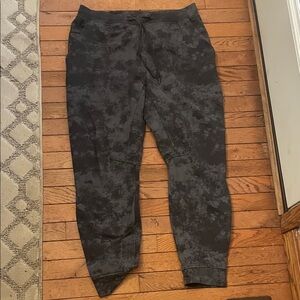 Men's Black Camouflage Pants